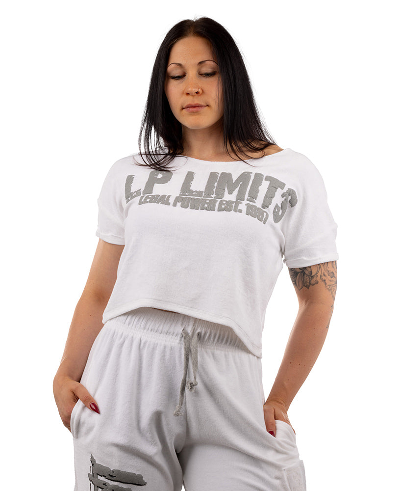 Crop Top LP Girls Stonewashed Towelling