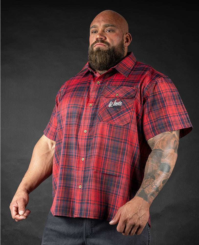 Kurzarm-Hemd LpLimits Athlete Dobby Kariert