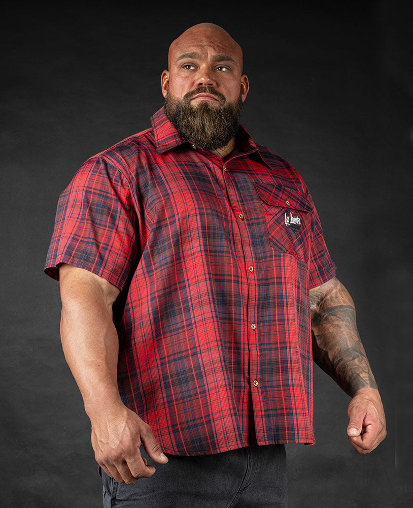 Kurzarm-Hemd LpLimits Athlete Dobby Kariert