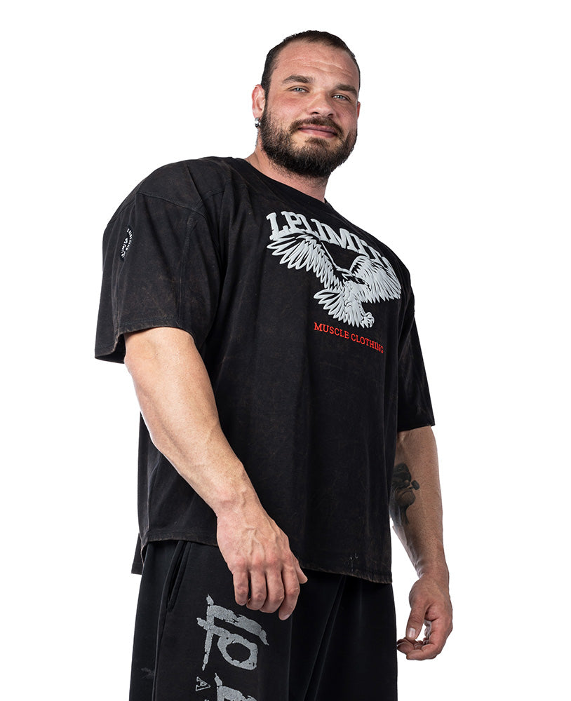 Rag Top Eagle Stonewashed Pique Jersey - Legal Power