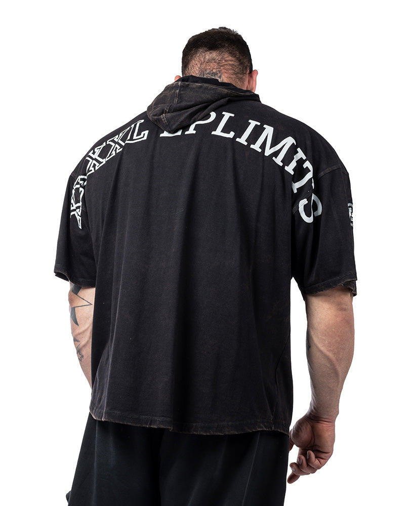 Rag Top Eagle Hoodie Stonewashed Pique Jersey - Legal Power