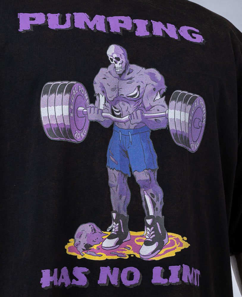 Rag Top Zombie Body Man Stonewashed Pique Jersey - Legal Power