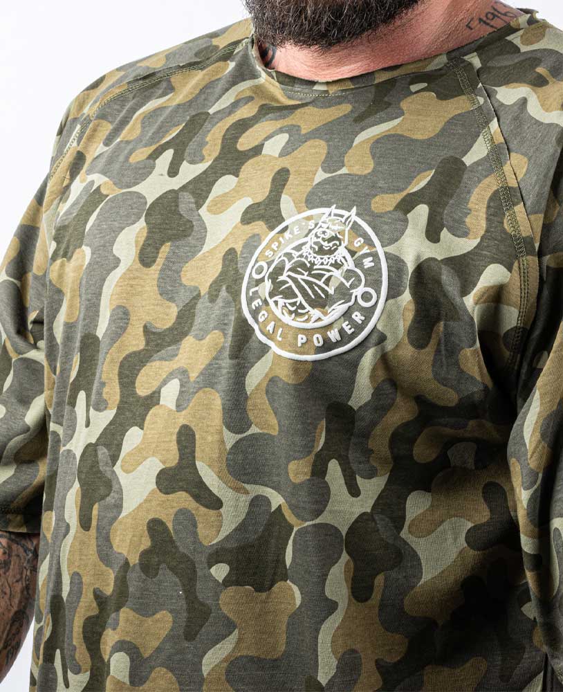 Rag Top Spikes Gym Summer Edition Camo Heavy Jersey - Legal Power
