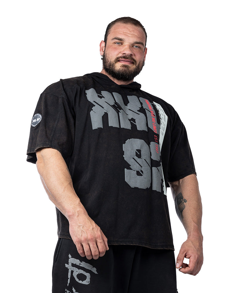 Rag Top XXL 97 Hoodie Stonewashed Pique Jersey - Legal Power