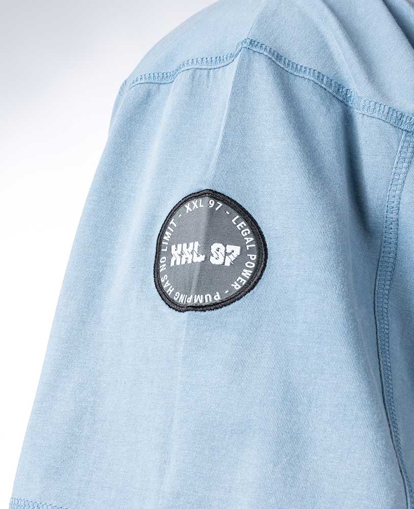 Rag Top XXL 97 Hoodie Stonewashed Pique Jersey - Legal Power