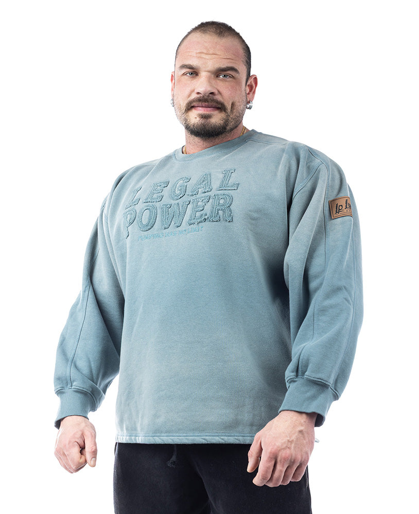 Sweater Legal Power Sprayed Stonewashed brushed inside Ottomix