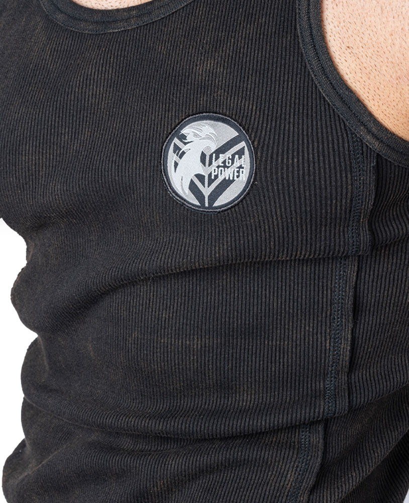 Tanktop Eagle LP Stonewashed Ribbed - Legal Power