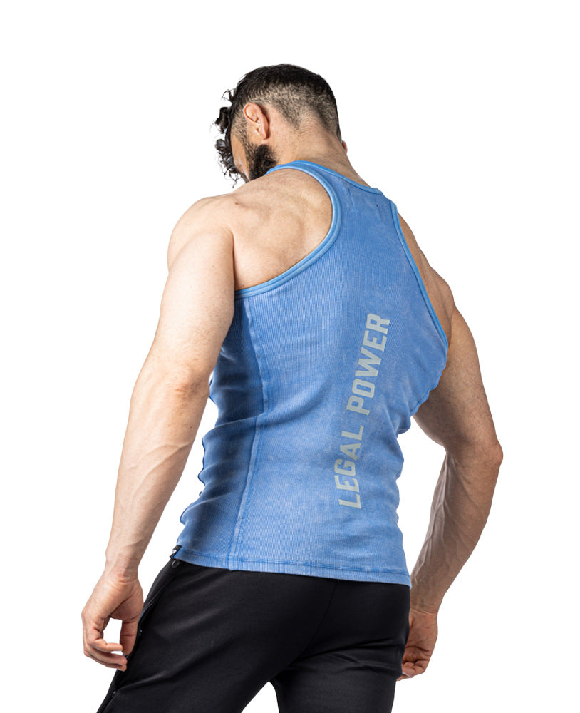 Tanktop Eagle LP Stonewashed Ribbed - Legal Power