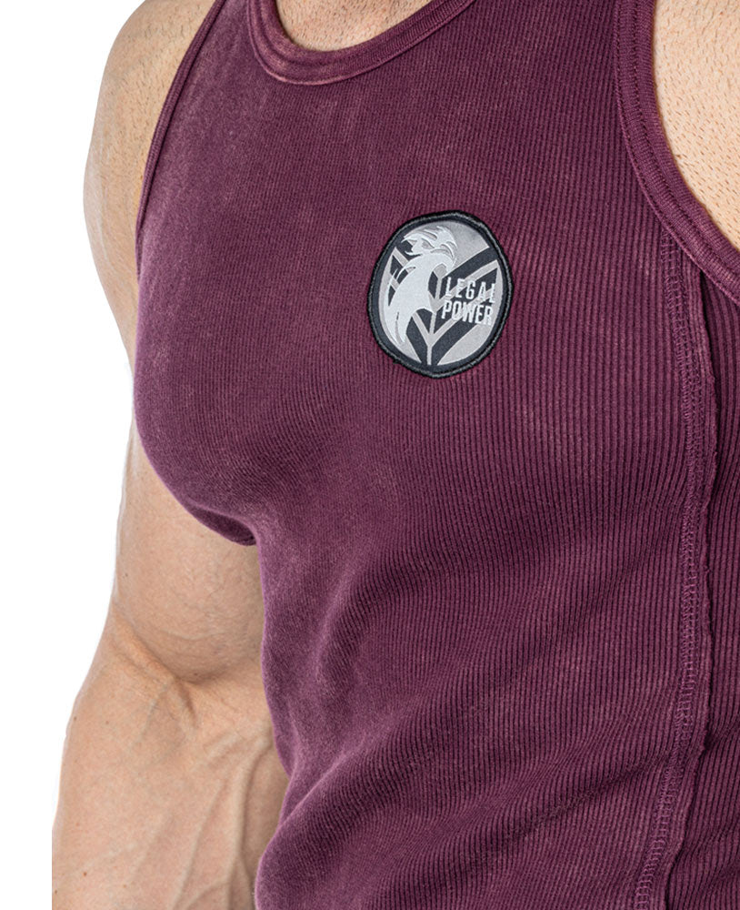 Tanktop Eagle LP Stonewashed Ribbed - Legal Power