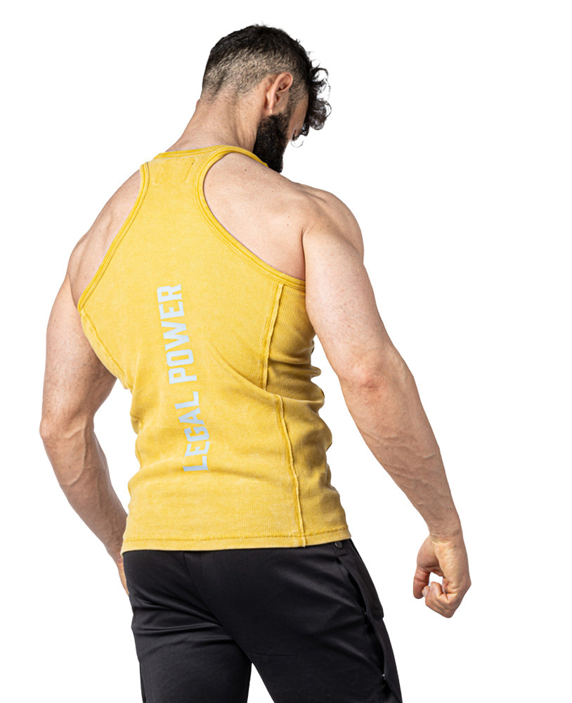 Tanktop Eagle LP Stonewashed Ribbed - Legal Power