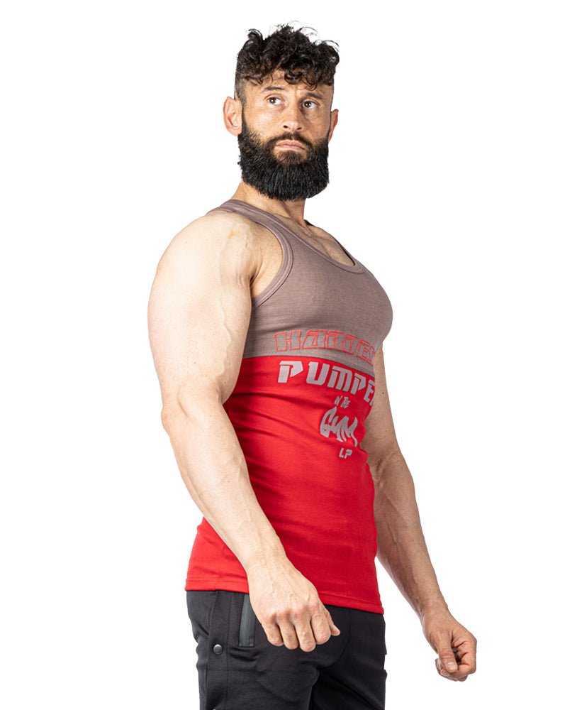 Tanktop Split Hardest Pumper in the Gym Stonewashed Ribbed - Legal Power