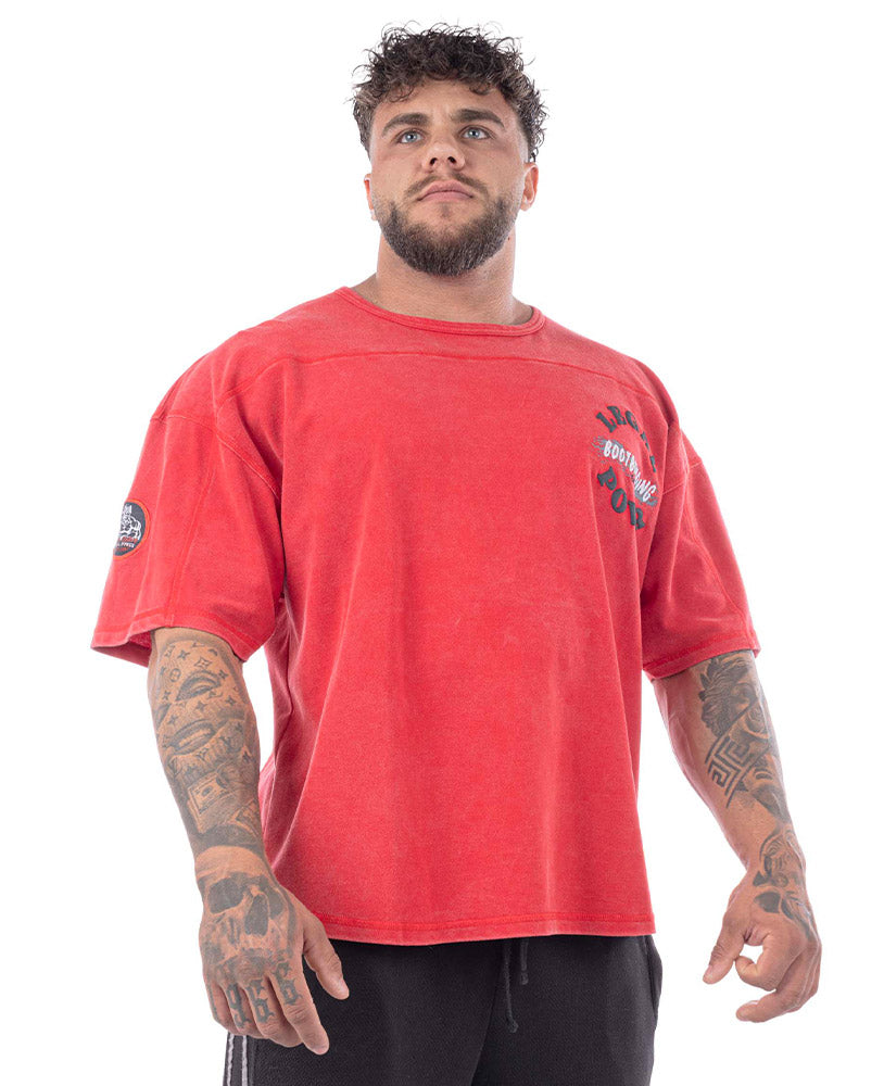 Rag Top Bodybuilding Stonewashed Jersey Pique