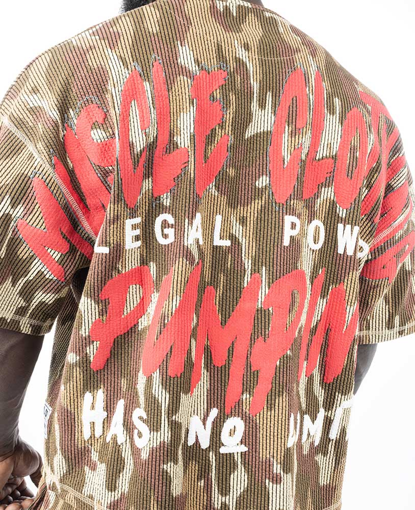 Rag Top Muscle Clothing Limited Edition Camo Boston