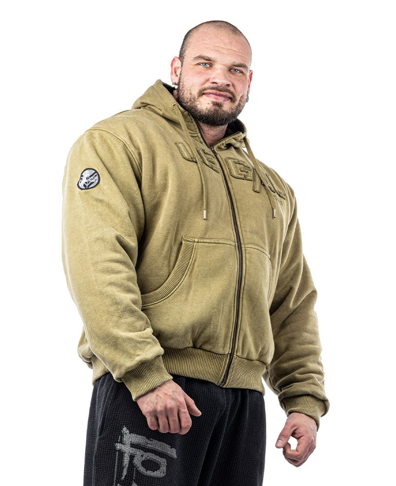 Heavy Zip Hoodie Devils 2.0 Stonewashed Ottomix Fleece - Legal Power