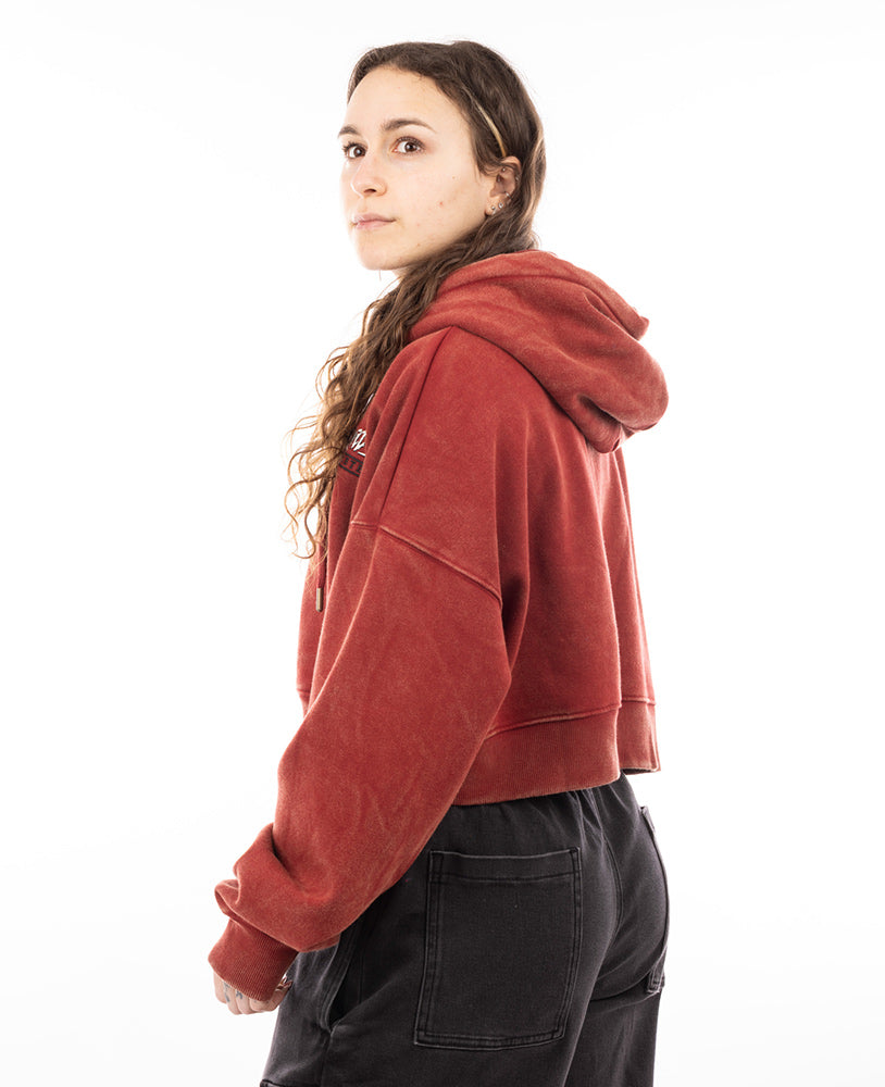 Crop Top Zip Hoodie LpLimits Stonewashed Ottomix