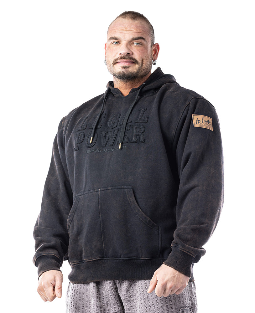 Hoodie Legal Power Stonewashed brushed inside Ottomix
