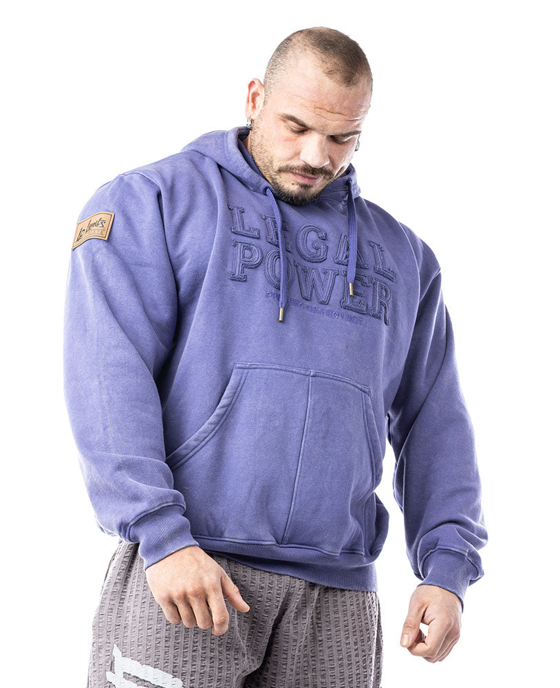 Hoodie Legal Power Stonewashed brushed inside Ottomix