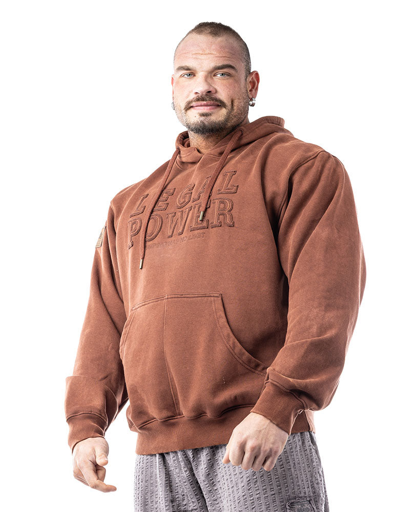 Hoodie Legal Power Stonewashed brushed inside Ottomix