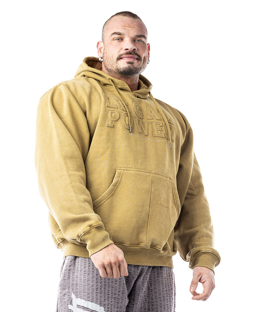 Hoodie Legal Power Stonewashed brushed inside Ottomix