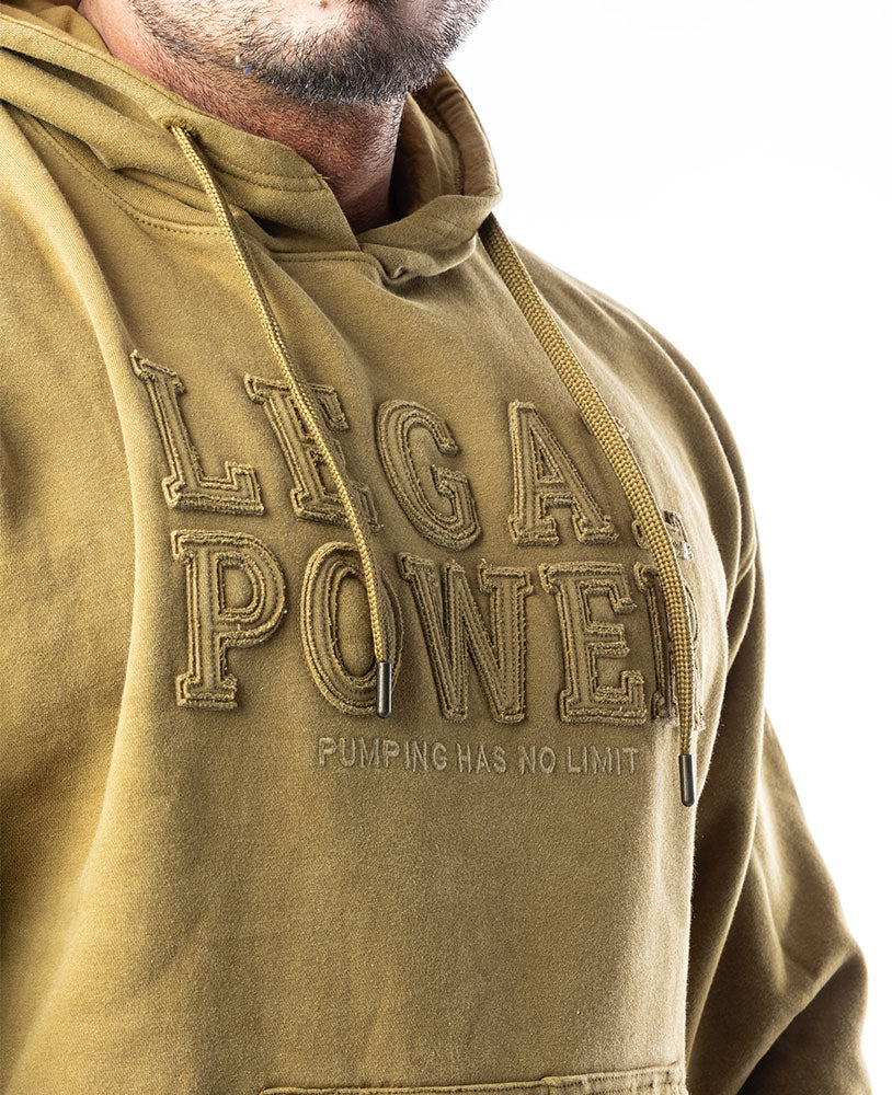 Hoodie Legal Power Stonewashed brushed inside Ottomix