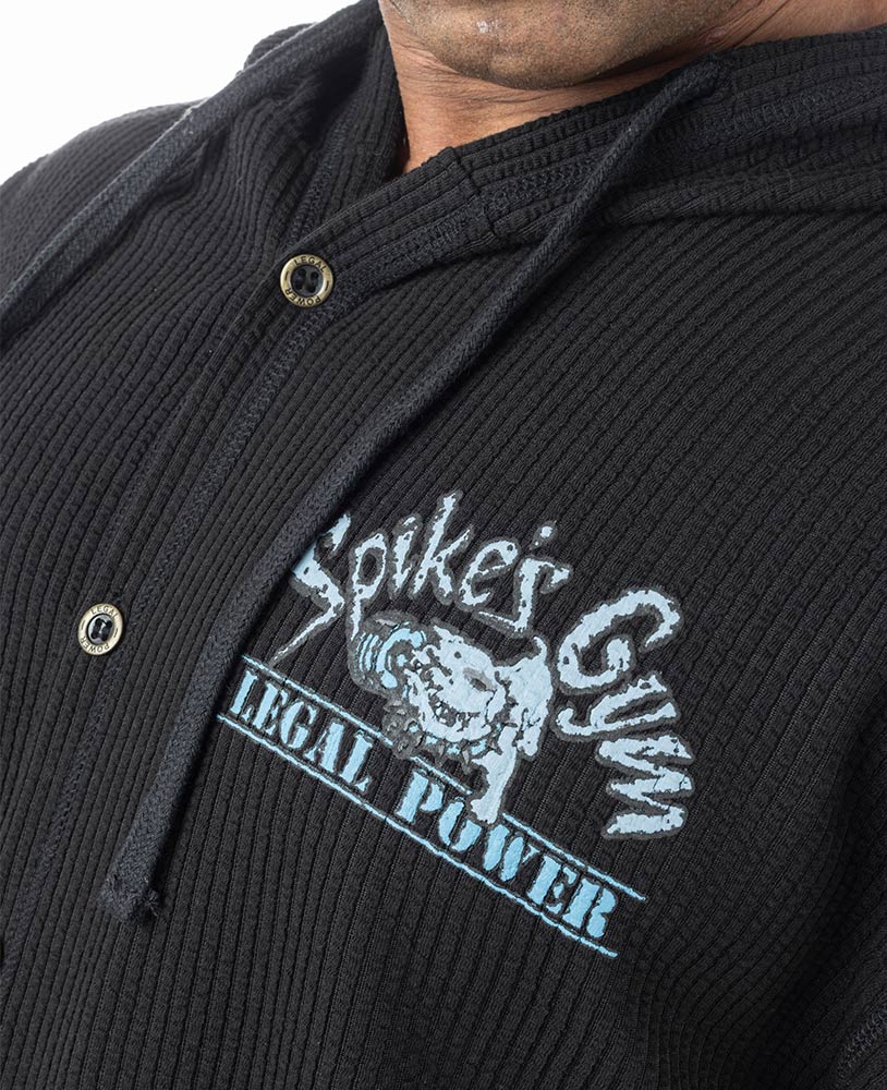 Sleeveless Oldschool Spikes Hoodie Boston