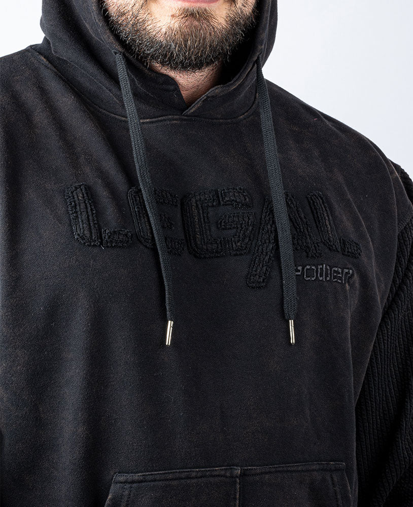 Hoodie Legal Power Stonewashed Bostomix - Legal Power