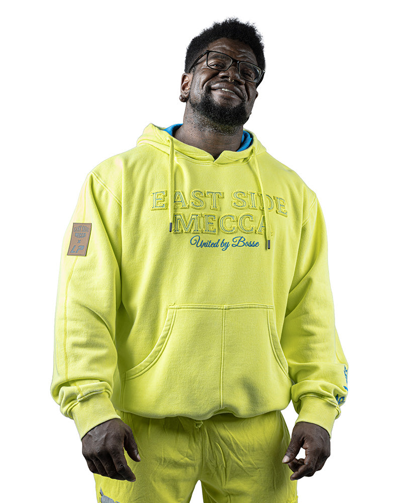 Hoodie East Side Mecca Bosse Stonewashed brushed inside Ottomix