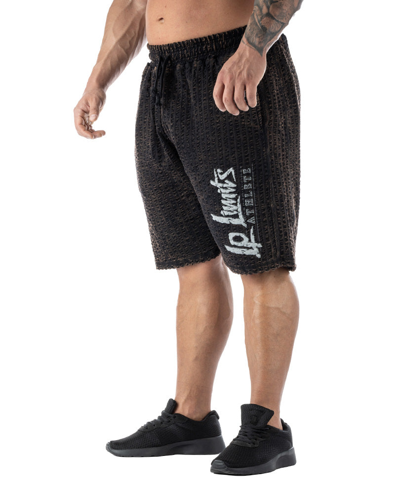 Short Lplimits en seersucker délavé