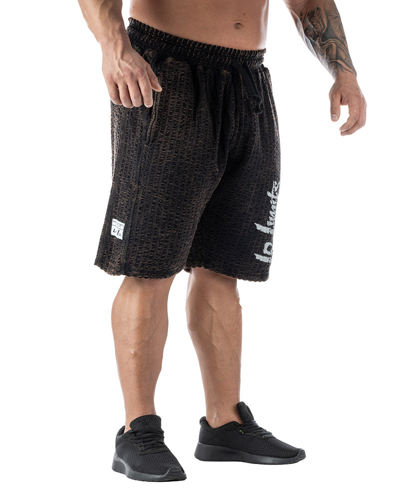 Short Lplimits en seersucker délavé