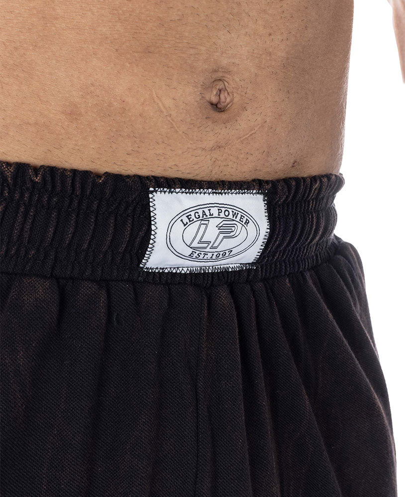 Shorts Let's Go Ahead Stonewashed Jersey Pique