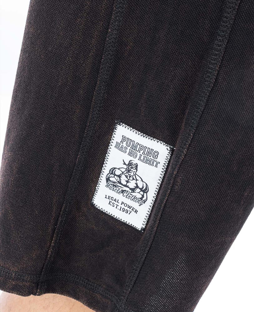 Shorts Let's Go Ahead Stonewashed Jersey Pique