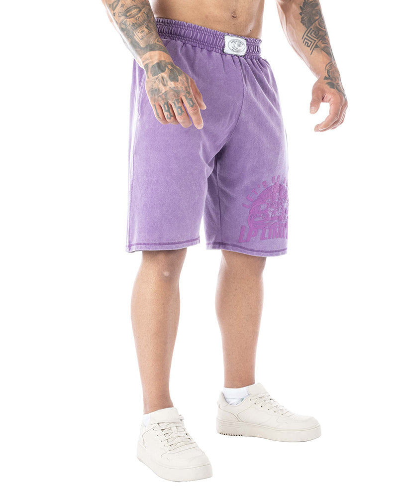 Shorts Let's Go Ahead Stonewashed Jersey Pique