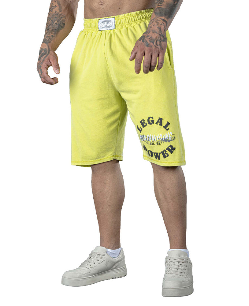 Shorts Bodybuilding Stonewashed Jersey Pique