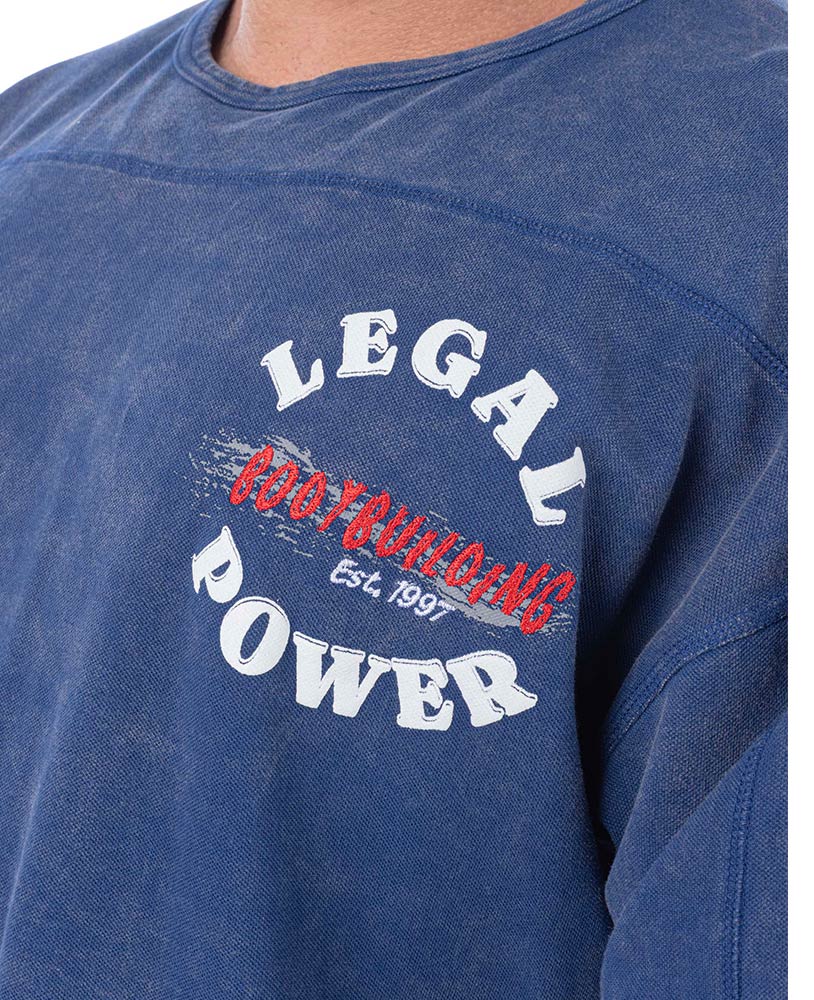 Rag Top Bodybuilding Stonewashed Jersey Pique