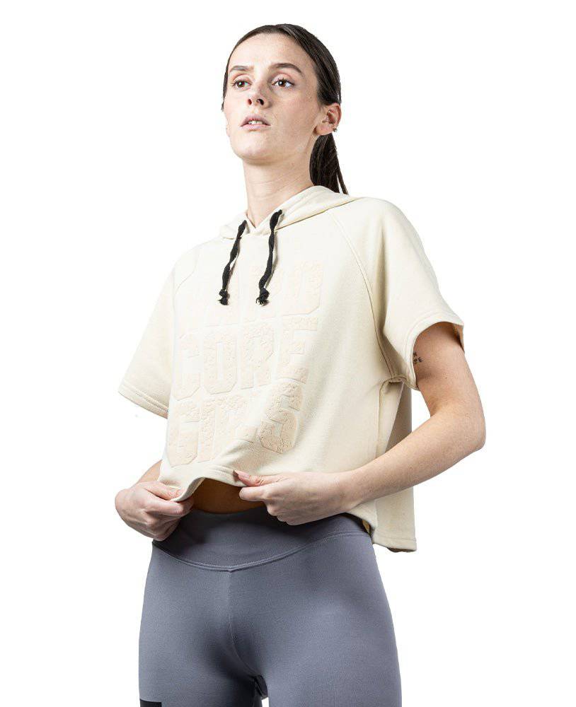 Crop Top Hoodie Hard Core Girls Ottomix - Legal Power