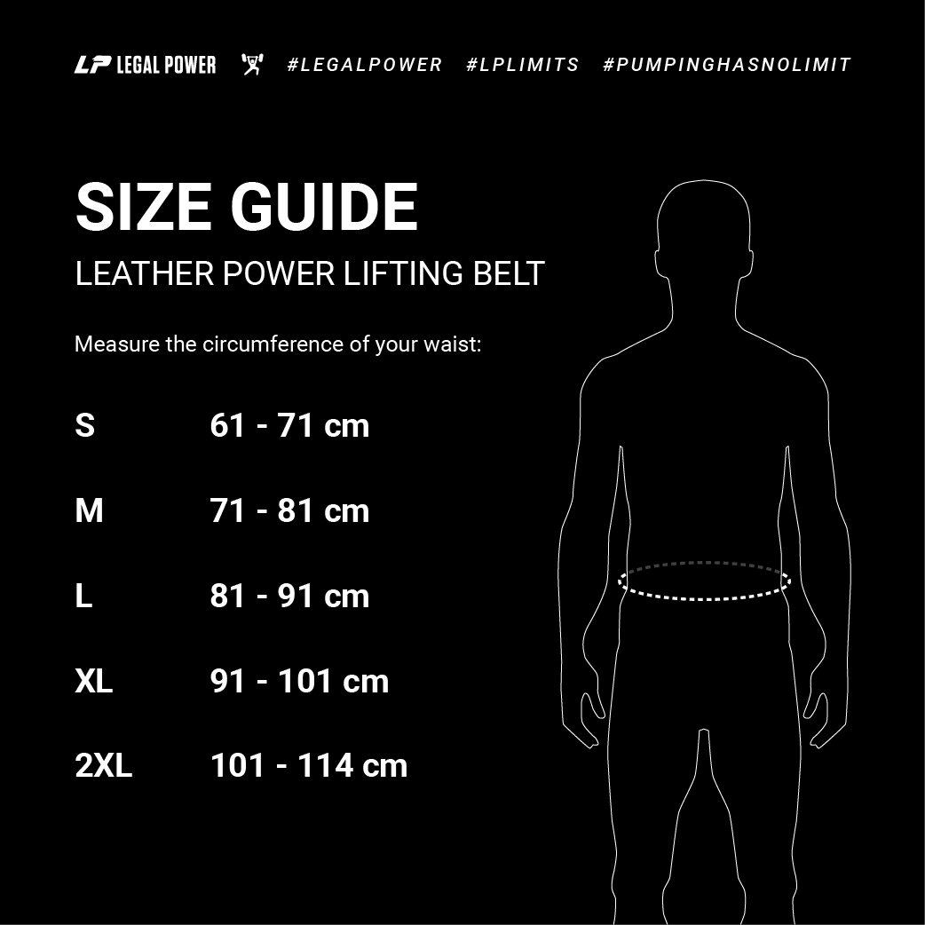 Gewichthebergürtel Rindsleder - Legal Power