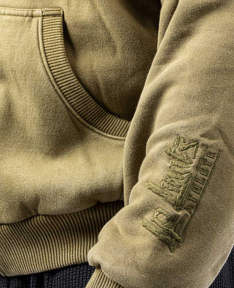 Heavy Zip Hoodie Devils 2.0 Stonewashed Ottomix Fleece - Legal Power