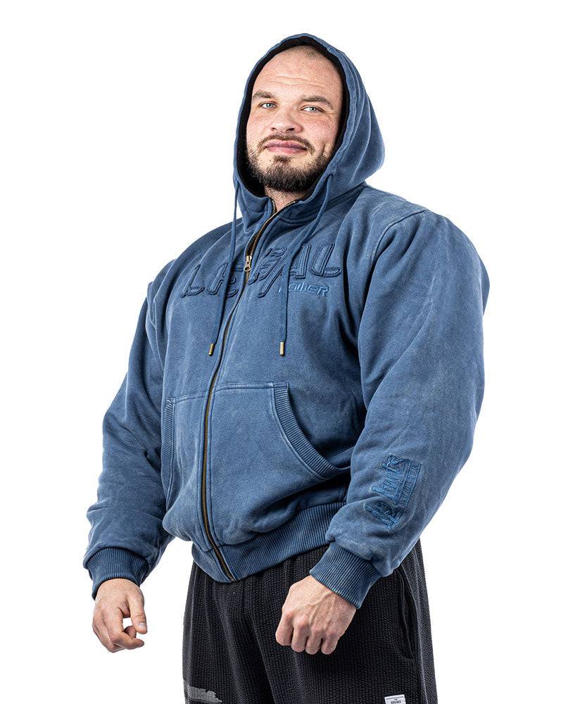 Heavy Zip Hoodie Devils 2.0 Stonewashed Ottomix Fleece - Legal Power