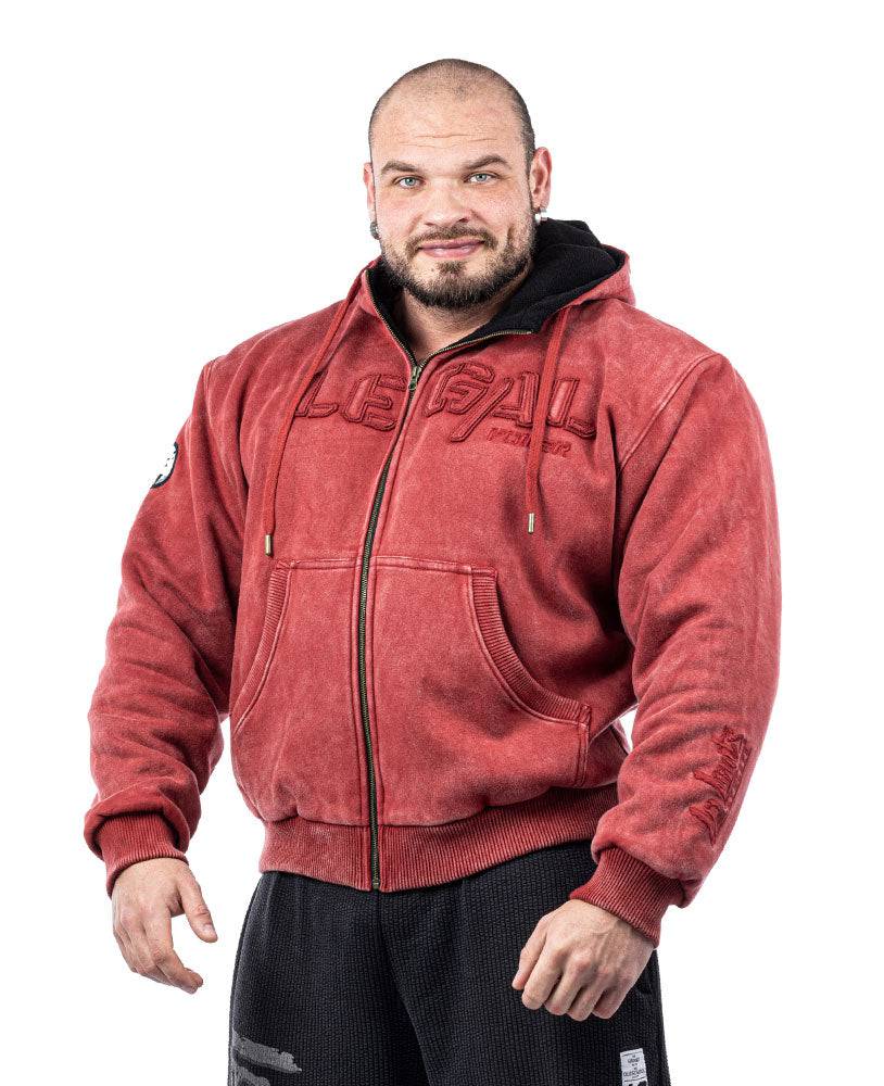 Heavy Zip Hoodie Devils 2.0 Stonewashed Ottomix Fleece - Legal Power