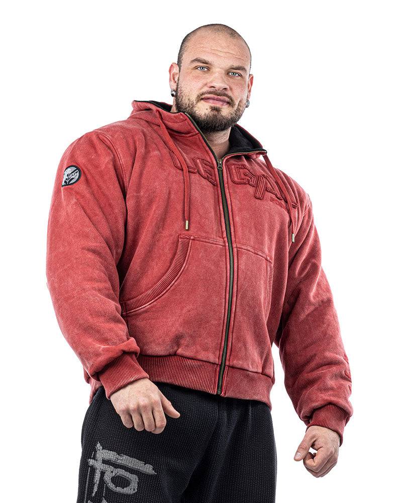 Heavy Zip Hoodie Devils 2.0 Stonewashed Ottomix Fleece - Legal Power