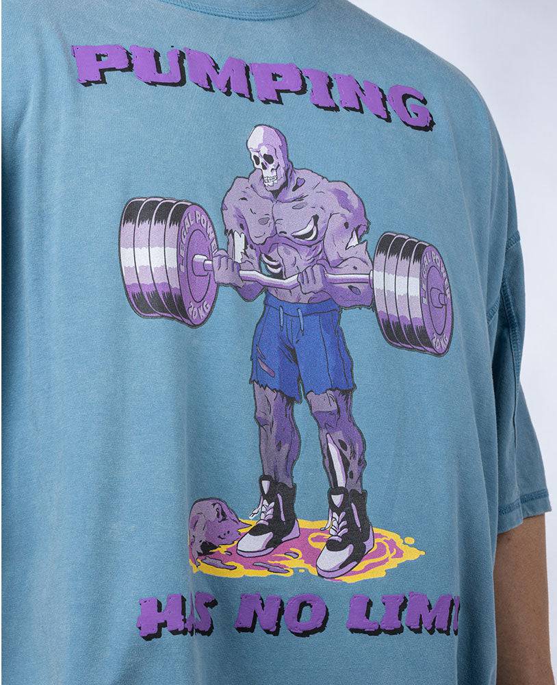 Rag Top Zombie Body Man Stonewashed Pique Jersey - Legal Power