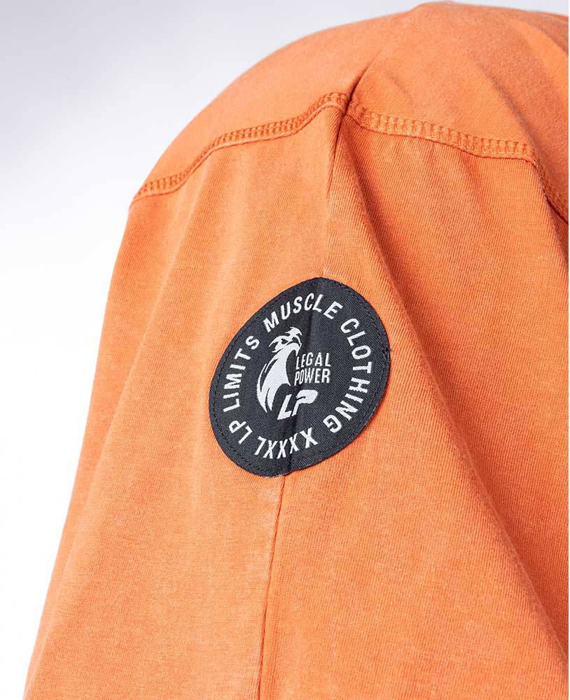 Rag Top Eagle Hoodie Stonewashed Pique Jersey - Legal Power