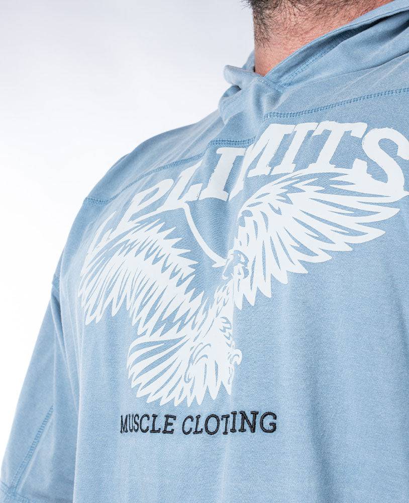 Rag Top Eagle Hoodie Stonewashed Pique Jersey - Legal Power