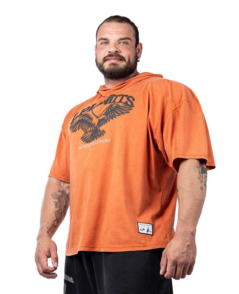 Rag Top Eagle Hoodie Stonewashed Pique Jersey - Legal Power