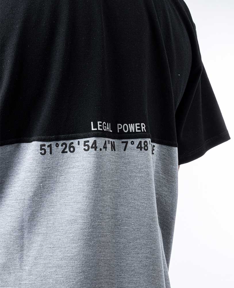 Rag Top Power Split Hoodie Jersey Pique - Legal Power