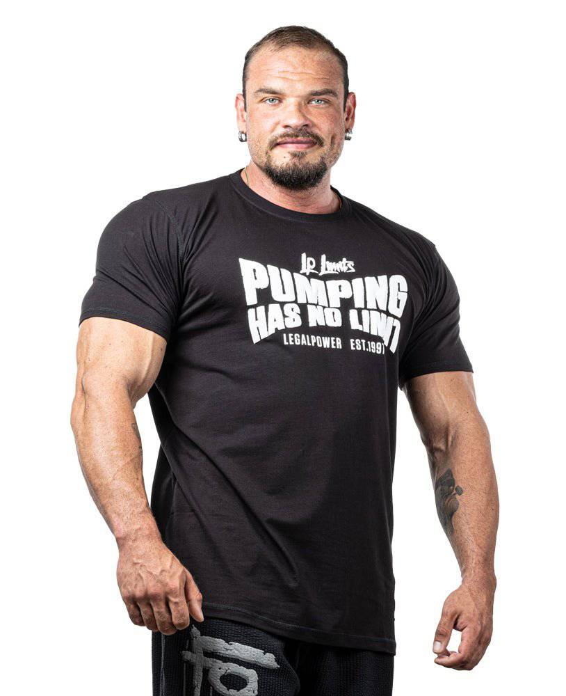 T-Shirt Pumping has no Limit Heavy Jersey - Legal Power