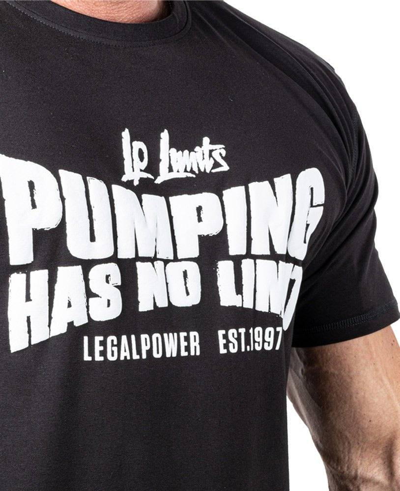 T-Shirt Pumping has no Limit Heavy Jersey - Legal Power