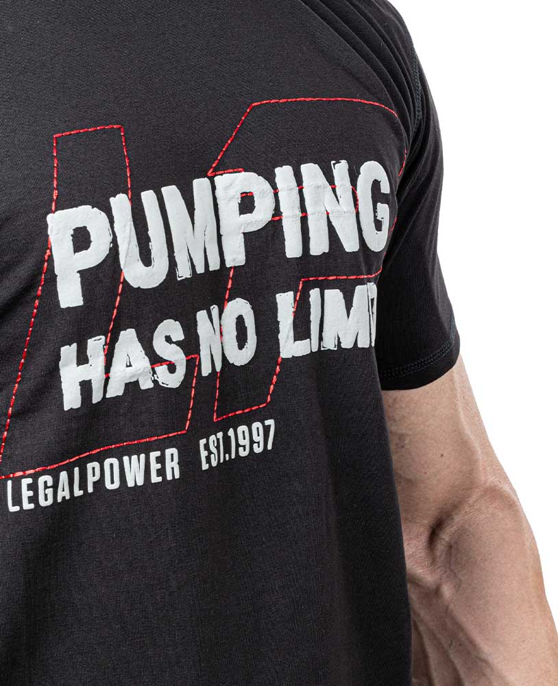 T-Shirt Pumping has no Limit Single-Jersey - Legal Power