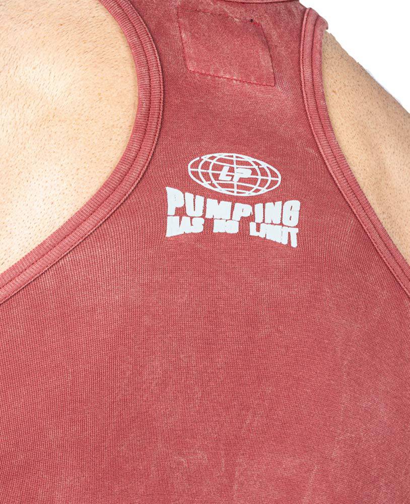 Tanktop Pumping has no Limit Stonewashed Ribbed - Legal Power