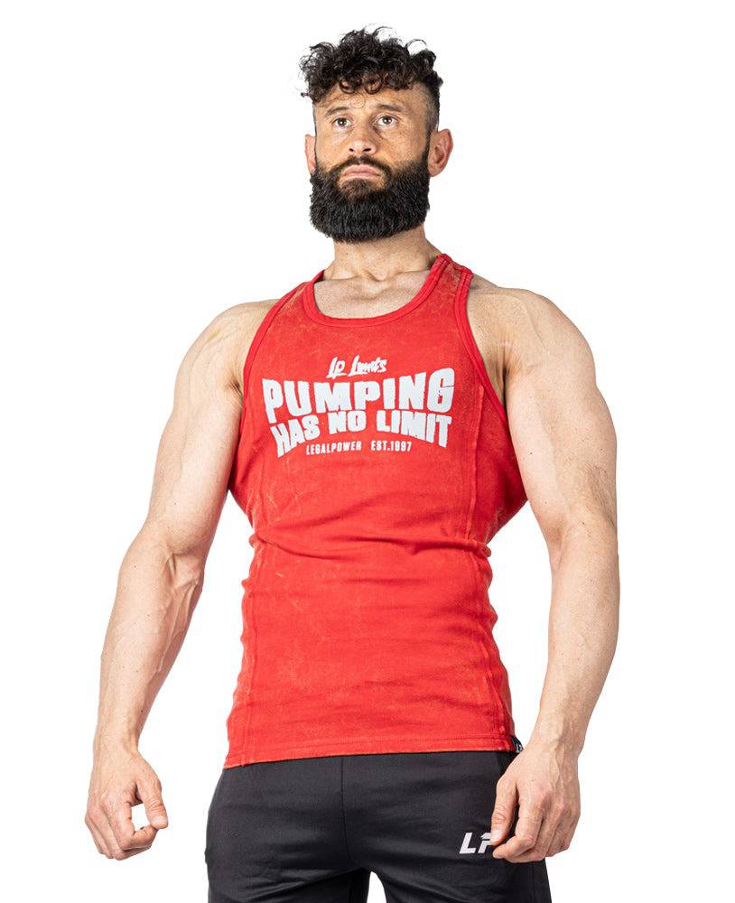 Tanktop Pumping has no Limit Stonewashed Ribbed - Legal Power